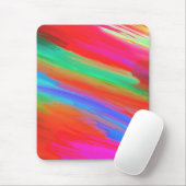 Farbige Pinselstriche Mousepad (Mit Mouse)