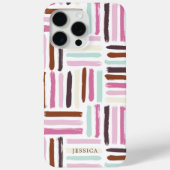 Farbige Pinselstriche Personalisiert Case-Mate iPhone Hülle (Rückseite)
