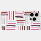 Farbige Pinselstriche Personalisiert Case-Mate iPhone Hülle (Rückseite (Horizontal))