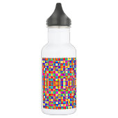 Farbige Pixel Trinkflasche (Links)