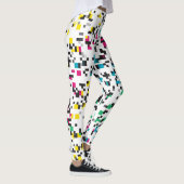 Farbige Pixelblöcke für Leggings (Rechts)