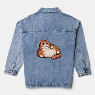 Farbige Pixelkunst Jeansjacke