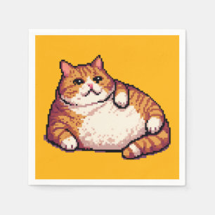 Farbige Pixelkunst Serviette