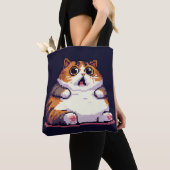 Farbige Pixelkunst Tasche (Von Nahem)