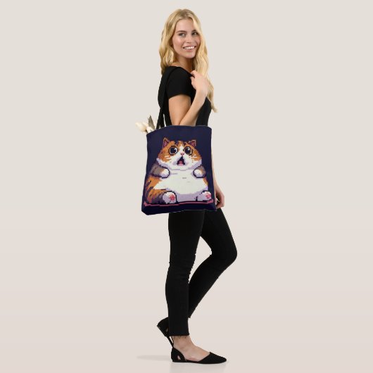 Farbige Pixelkunst Tasche (Am Model)
