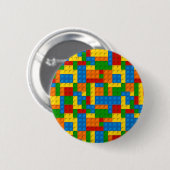 farbige Plastikblöcke Button (Vorne & Hinten)