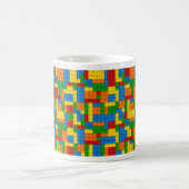 farbige Plastikblöcke Kaffeetasse (Mittel)