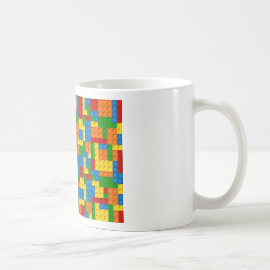 farbige Plastikblöcke Kaffeetasse (Rechts)