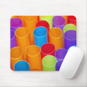Farbige Plastikstrohsammlung Mousepad (Mit Mouse)