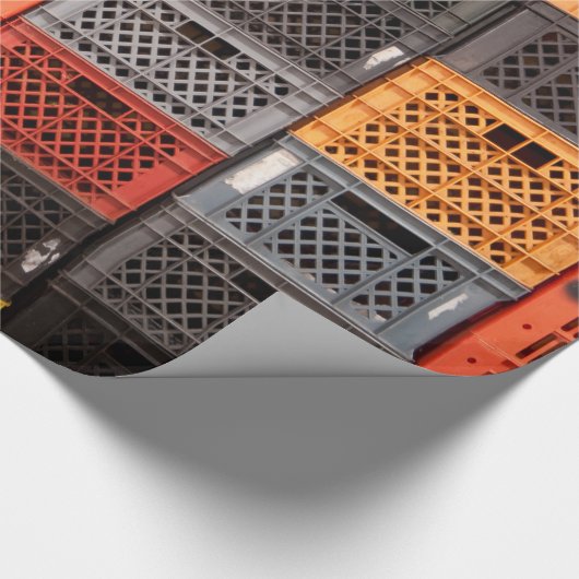 Farbige Plastikvorratsbehälter Geschenkpapier (Ecke)