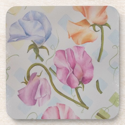 FARBIGE PLATTERBSEN UNTERSETZER (Vorderseite)