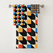 Farbige Plätze Badehandtuch Badhandtuch Set (Insitu)