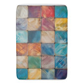 Farbige Plätze Badematte (Vorderseite Vertikal)