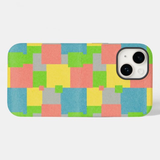 Farbige Plätze Case-Mate iPhone Hülle (Rückseite (Horizontal))