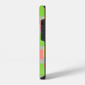 Farbige Plätze iPhone Hülle (Linke Seite)