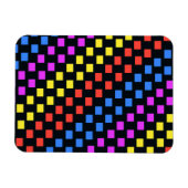 Farbige Plätze Magnet (Horizontal)