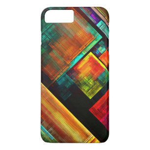 Farbige Plätze Modernes Abstraktes Kunstmuster #04 Case-Mate iPhone Hülle