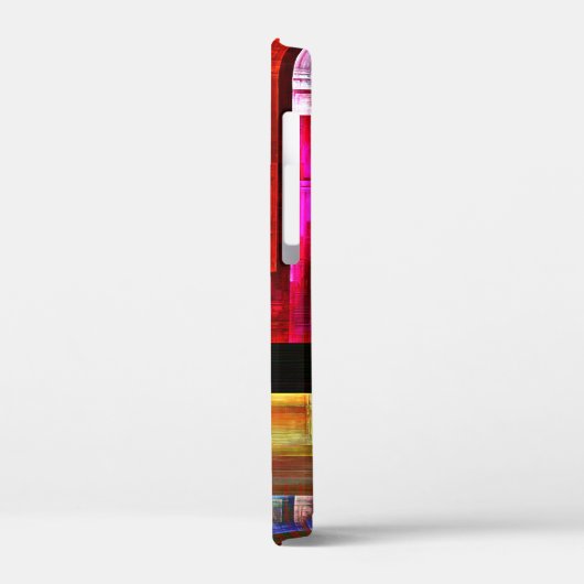 Farbige Plätze Modernes Abstraktes Kunstmuster #04 Case-Mate iPhone Hülle (Rückseite / Links)