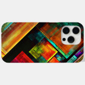 Farbige Plätze Modernes Abstraktes Kunstmuster #04 Case-Mate iPhone Hülle (Rückseite (Horizontal))