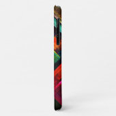 Farbige Plätze Modernes Abstraktes Kunstmuster #04 Case-Mate iPhone Hülle (Hinten/Links)