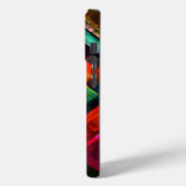 Farbige Plätze Modernes Abstraktes Kunstmuster #04 Case-Mate iPhone Hülle (Rückseite / Links)