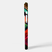 Farbige Plätze Modernes Abstraktes Kunstmuster #04 Case-Mate iPhone Hülle (Rückseite / Links)