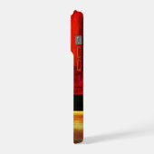 Farbige Plätze Modernes Abstraktes Kunstmuster #04 iPhone Hülle (Linke Seite)