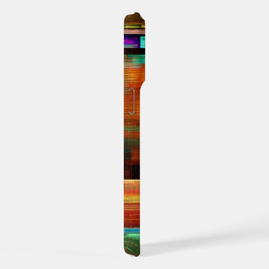 Farbige Plätze Modernes Abstraktes Kunstmuster #04 iPhone Hülle (Rechte Seite)