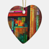 Farbige Plätze Modernes Abstraktes Kunstmuster #04 Keramik Ornament (Links)