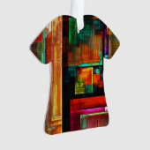 Farbige Plätze Modernes Abstraktes Kunstmuster #04 Ornament (Vorderseite)