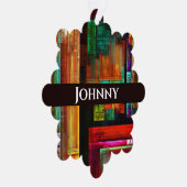 Farbige Plätze Modernes Abstraktes Kunstmuster #04 Ornament Karte (Rechts)