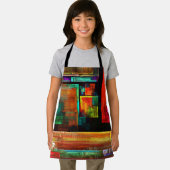 Farbige Plätze Modernes Abstraktes Kunstmuster #04 Schürze (Insitu)