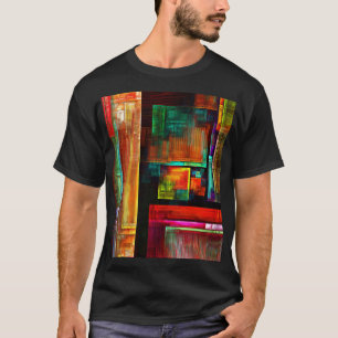 Farbige Plätze Modernes Abstraktes Kunstmuster #04 T-Shirt