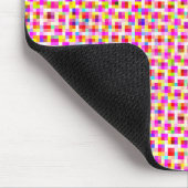 Farbige Plätze Mousepad (Ecke)
