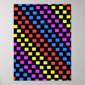Farbige Plätze Poster (Vorne)