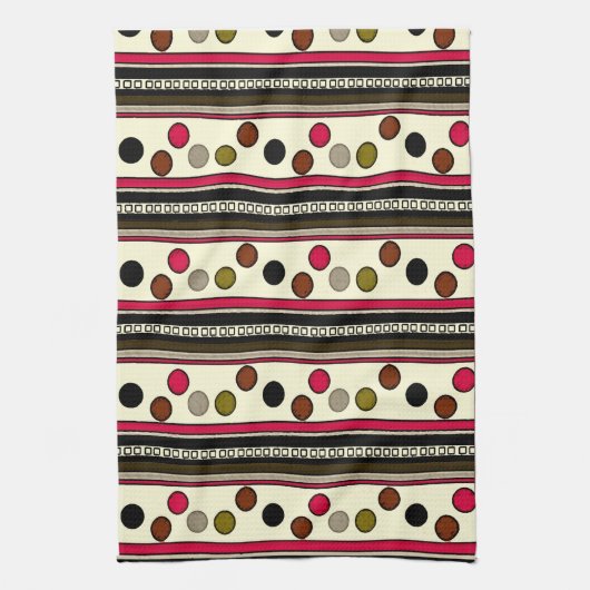 farbige Pokadot-Kreise Küchentücher (Vertikal)
