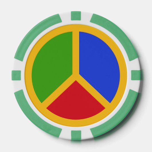 Farbige Poker-Chips Pokerchips (Vorderseite)