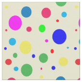 Farbige Polka Dot Blubble Balloons Stoffe (Nahaufnahme)