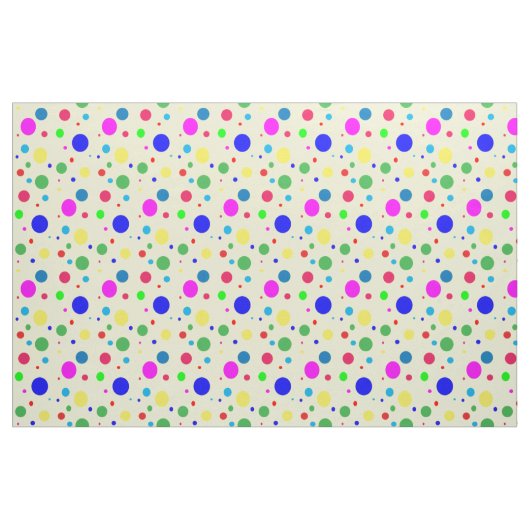 Farbige Polka Dot Blubble Balloons Stoffe (Fat Quarter (45,7 x 55,9 cm))