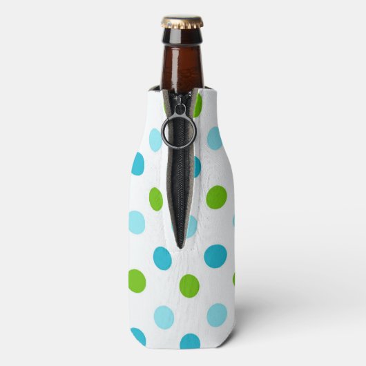 Farbige Polka Dot Flasche Cooler Flaschenkühler (Flasche Rückseite)