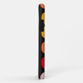 Farbige Polka Dots Case-Mate iPhone Hülle (Hinten/Rechts)