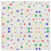 Farbige Polka Dots Geometrisches Muster Stoff (Nahaufnahme)
