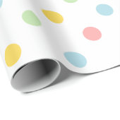 Farbige Polka-Dots-Muster Holiday-Packpapier Geschenkpapier (Rolleneckpunkt)
