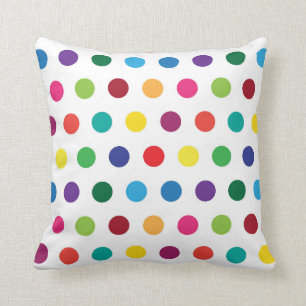 Farbige Polka Dots Niedliche Kinder Kissen