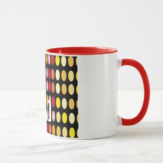 Farbige Polka Dots Tasse (Rechts)