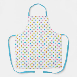 Farbige Polka-Punkt-Schürze Schürze