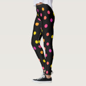 Farbige Polka-Punkte Leggings (Links)