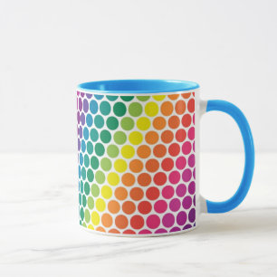 Farbige Polka-Punktmuster-Tasse Tasse