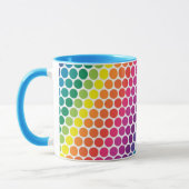 Farbige Polka-Punktmuster-Tasse Tasse (Links)