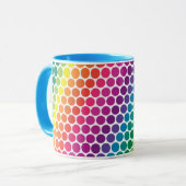 Farbige Polka-Punktmuster-Tasse Tasse (Vorderseite Links)